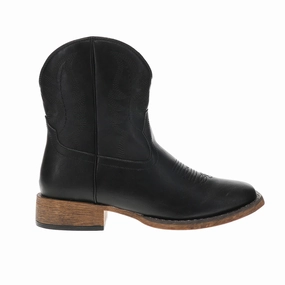 Shayla Embroidered Square Toe Zippered Cowboy Booties Night Out