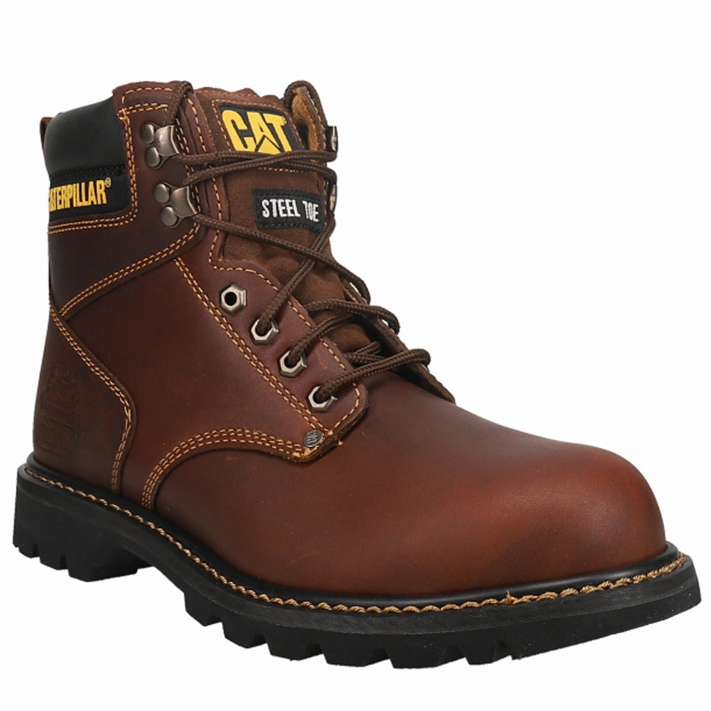 Vibrant Look All-Day Durability Second Shift 6 Inch Slip Resistant Steel Toe Work Boots