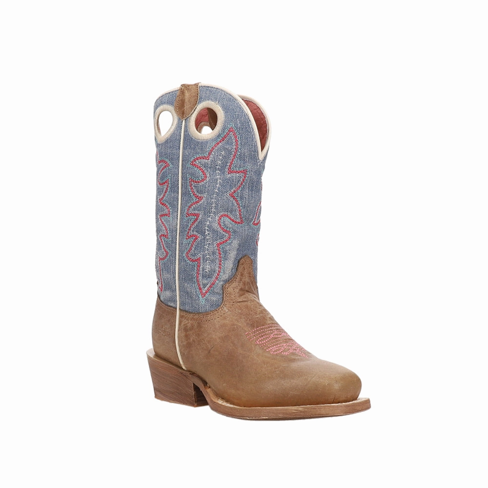 Ride 'em Cowgirl Square Toe Cowboy Boots (Little Kid) Breathable Cold Climate quick dry