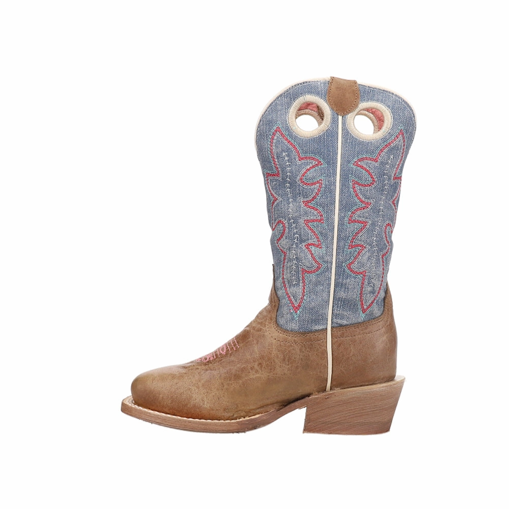 Ride 'em Cowgirl Square Toe Cowboy Boots (Little Kid) Premium Performance