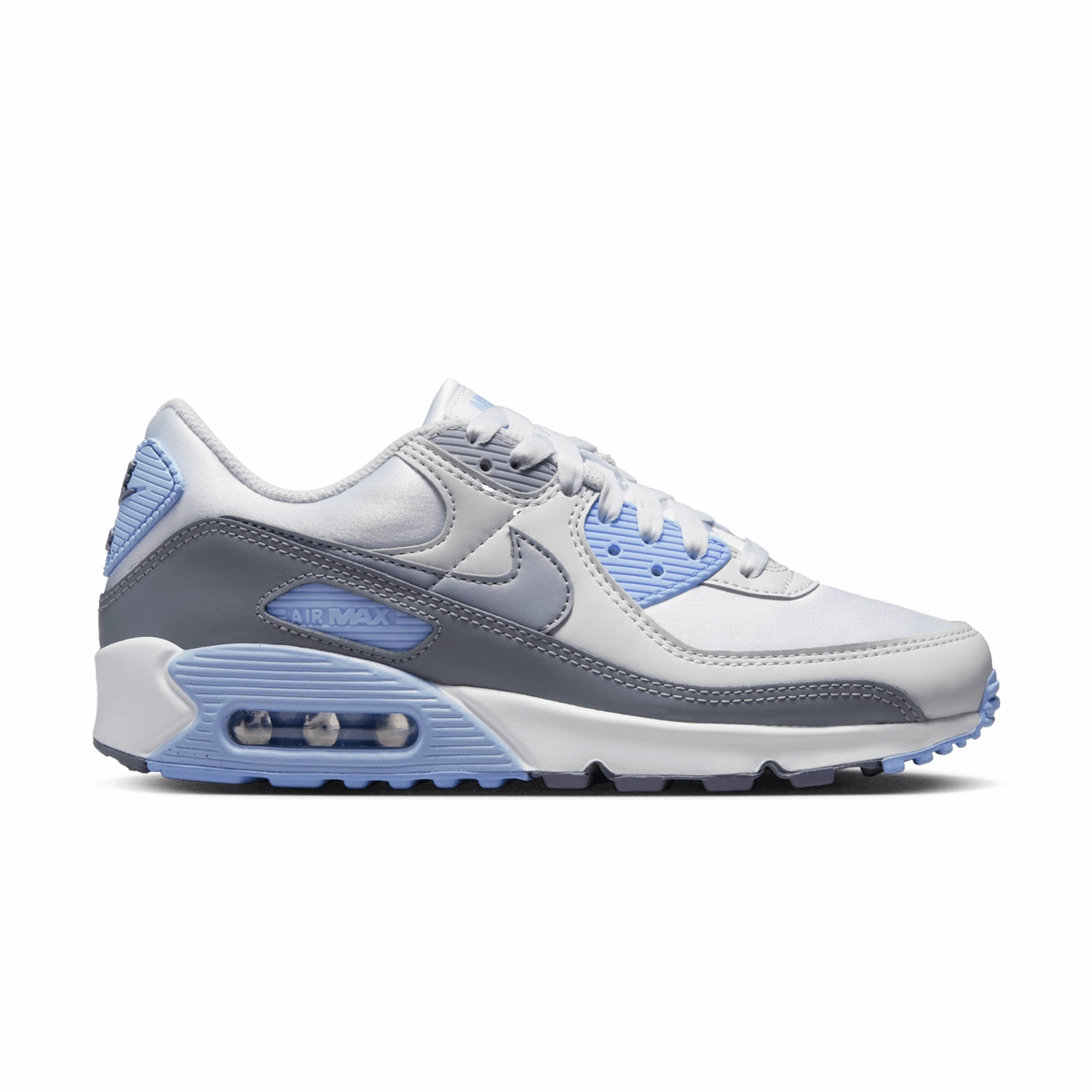 Wmns Air Max 90 'Grey Light Blue' trendy - look worker