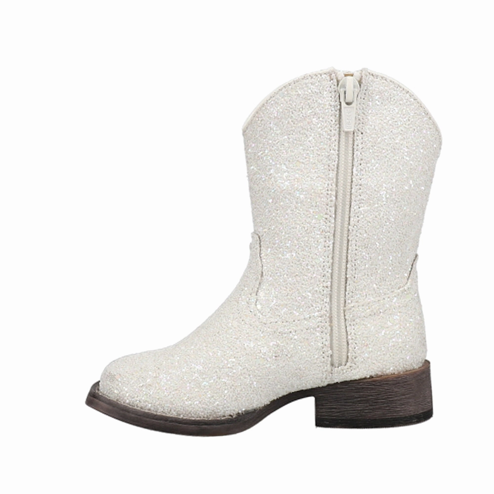 Galore Glitter Square Toe Cowboy Boots (Toddler) Hiking Enthusiast Supportive Build