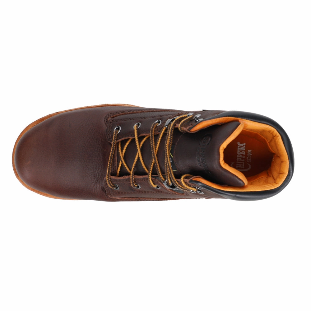 Serious Plus 6 Inch Waterproof Composite Toe MetGuard Puncture Resisting Lace Up Work Boots toe - box - level soccer players' traction