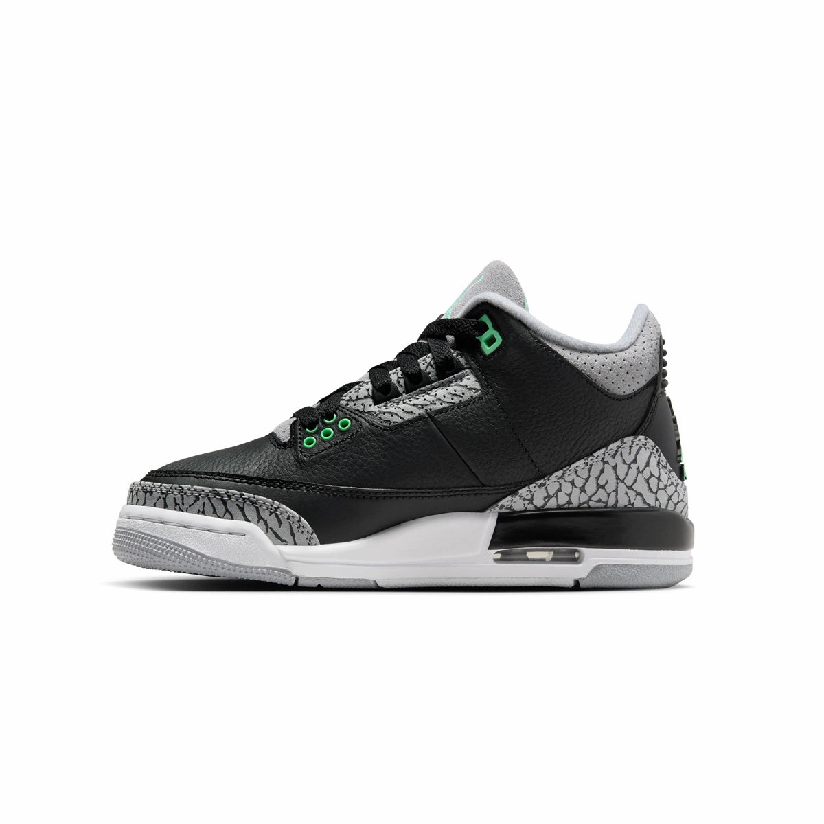 Heat Dissipation System Kids Air Jordan 3 Retro 'Green Glow'