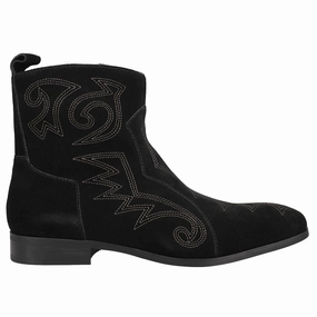 Brooks Embroidered Round Toe Pull On Boots family vacation