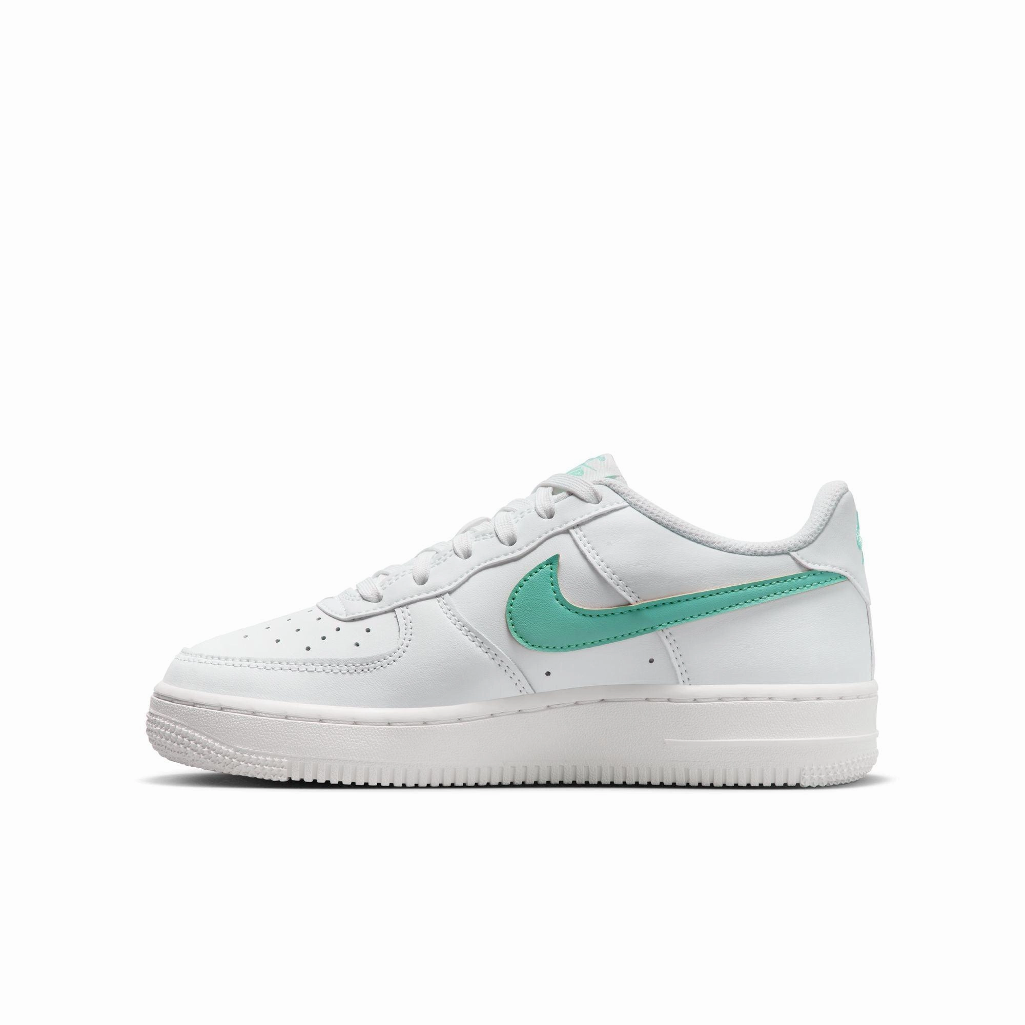 Impact-absorbing design ordinary Kid's Air Force 1 'White Emerald Rise'