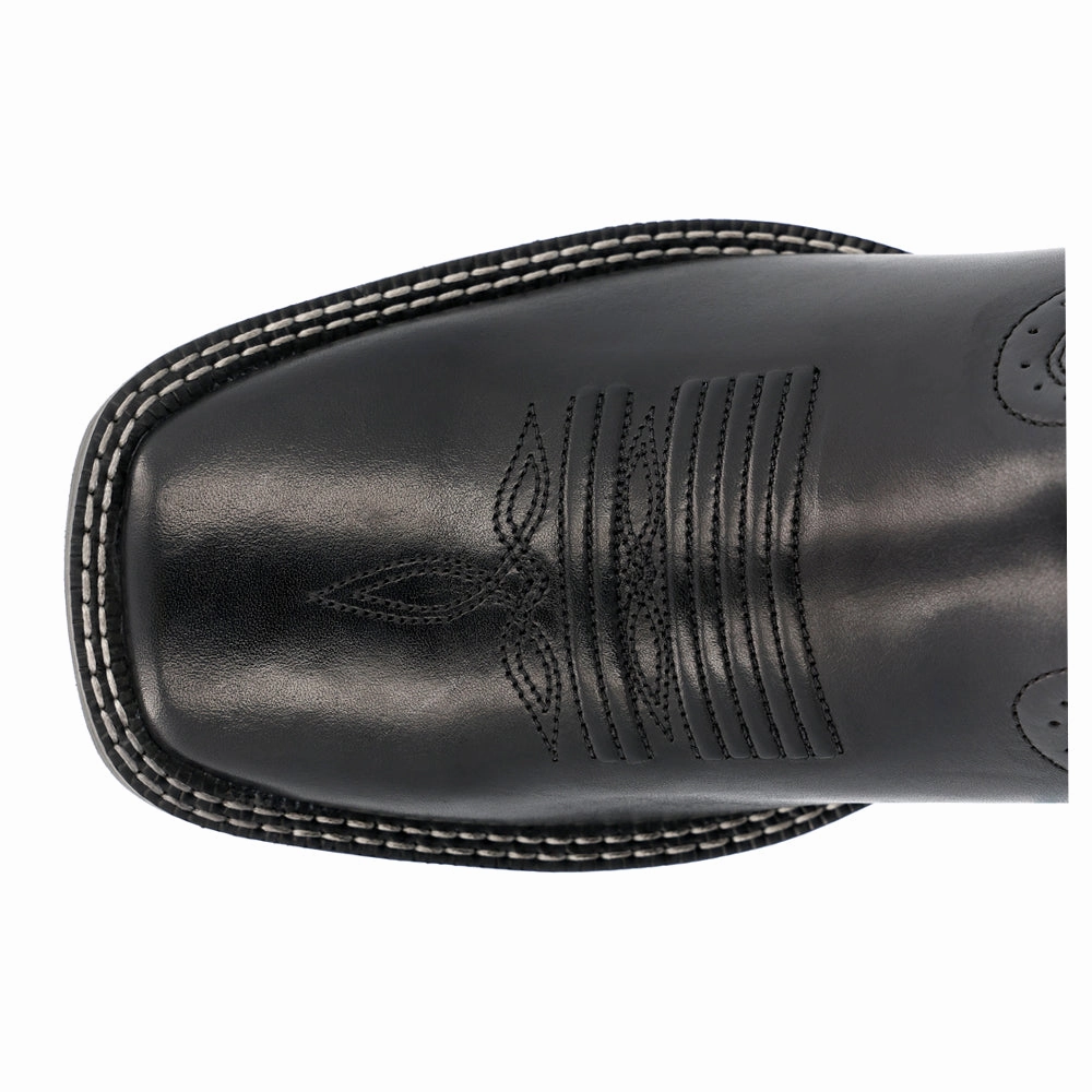 Compression Molding Anti Slip Traction Shyloh Westward Square Toe Pull On Cowboy Boots