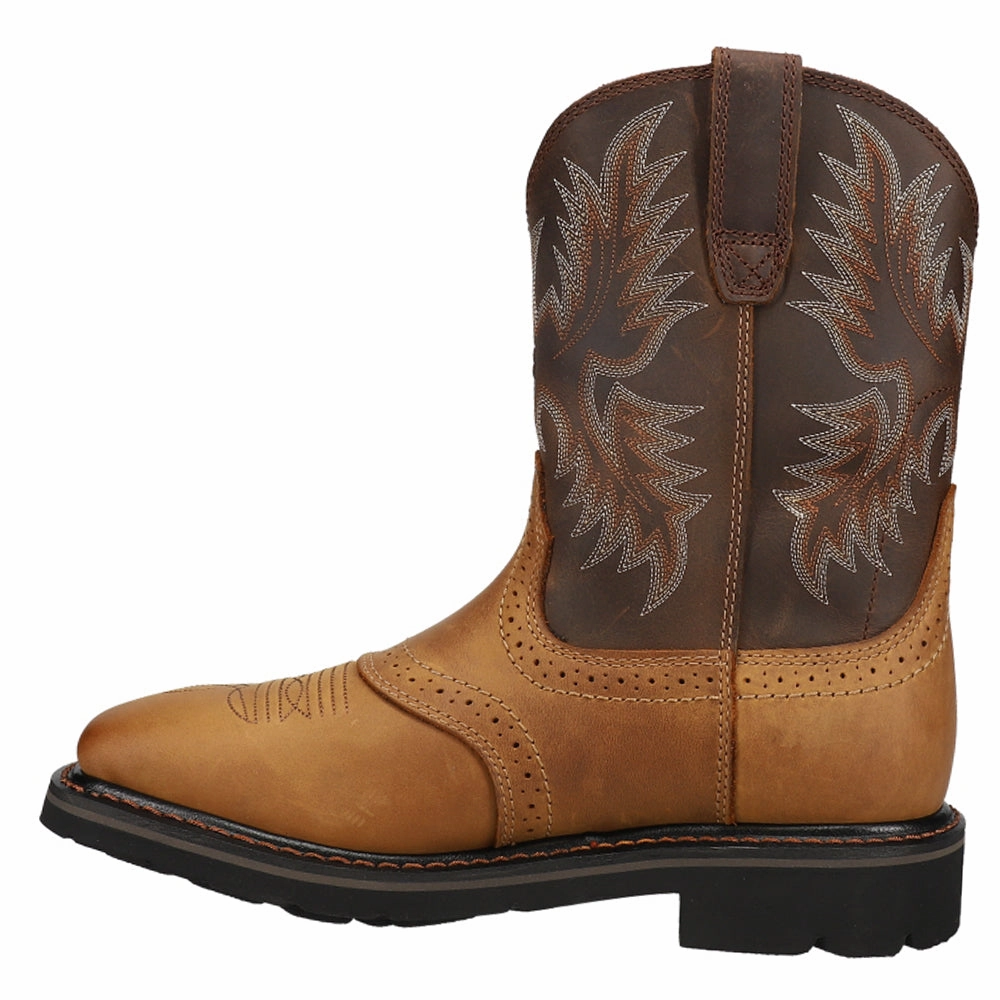 Sierra 10 Inch Embroidered Electrical Hazard Soft Toe Work Boots swimmers - specific functions