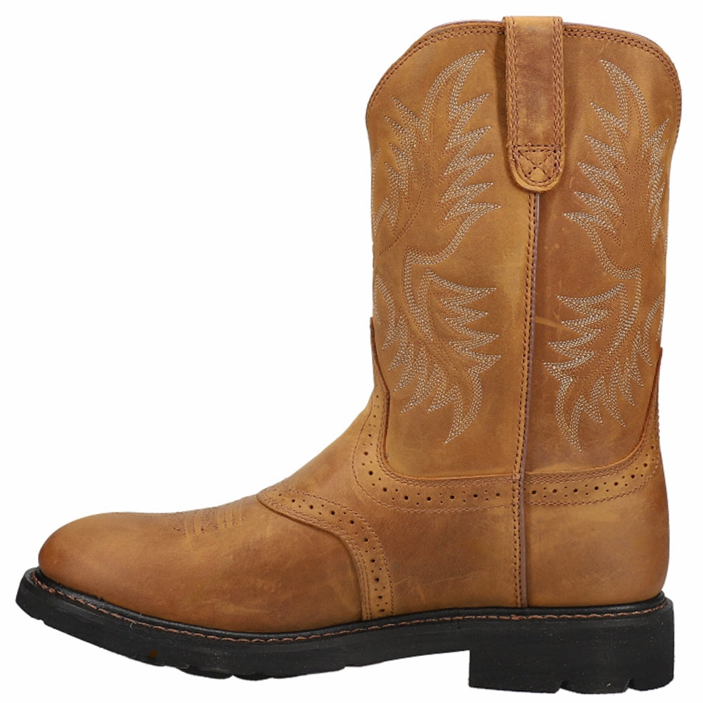 least slip-resistant Soft Orthotic Insole Sierra Saddle Embroidered Electrical Hazard Soft Toe Work Boots