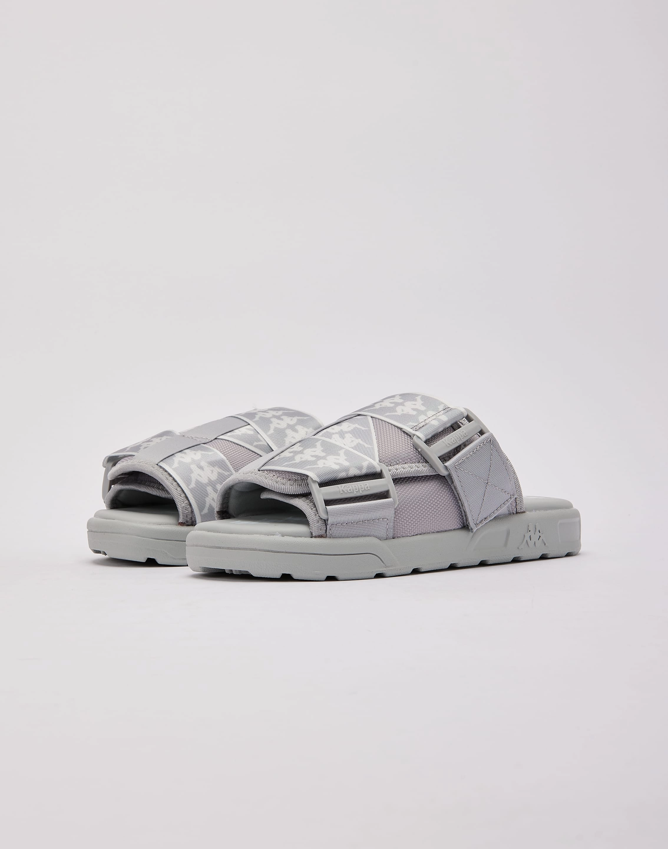 Kappa 222 Banda Mitel 1 Slides Grade-School Lightweight Midsole MeshUpper