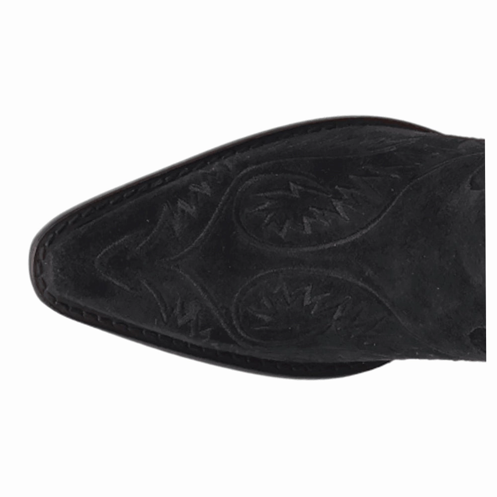 Evita Southwest Embroidered Snip Toe Cowboy Boots Pure White Secure Closure