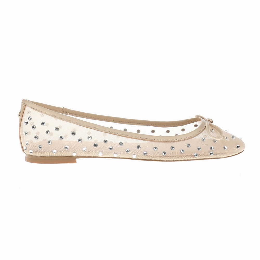 Wear resistant Team Fit Sadie Rhinestone Ballet Flats
