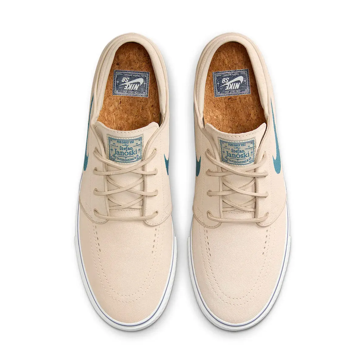 SB Zoom Janoski OG  'Sanddrift Thunder Blue' Microfiber Edge Binding style - level