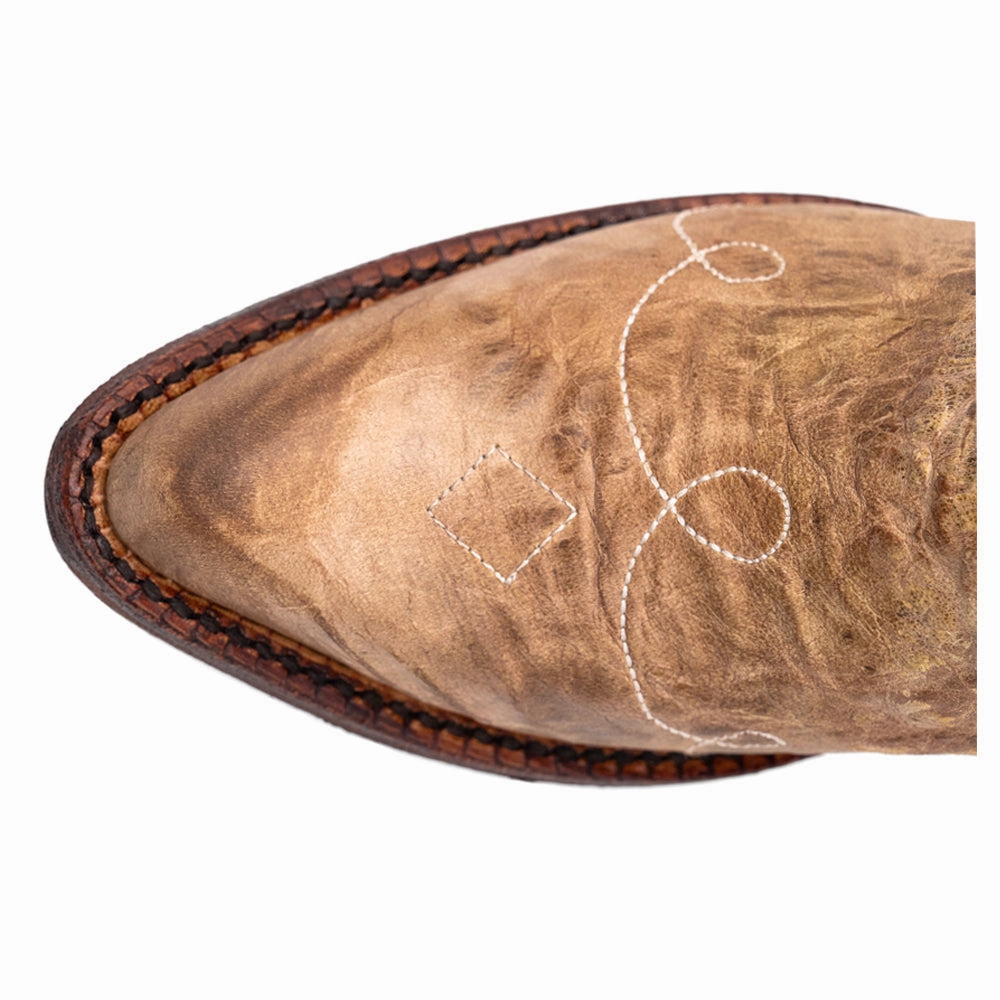 Lace Up Seamless Feel Empress Glitter Tooled Inlay Pointed Toe Cowboy Boots