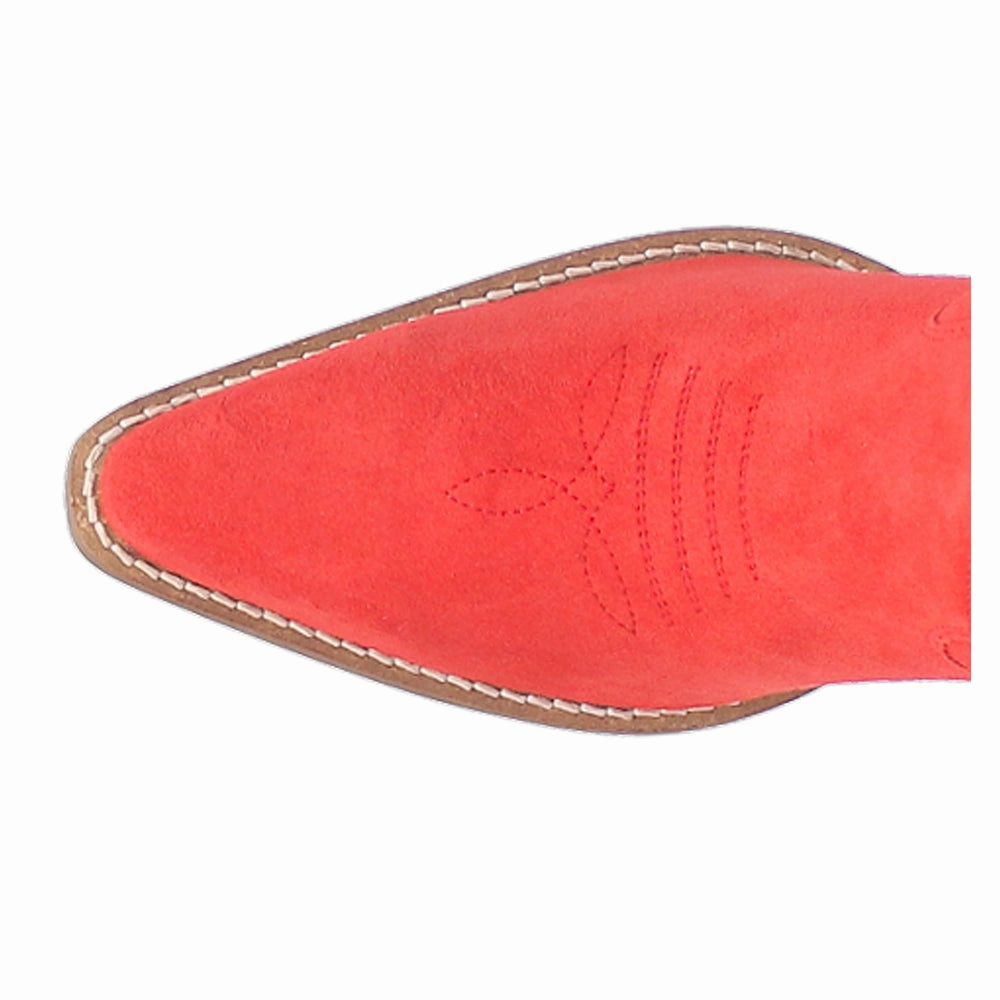 Outdoor Daily Anti fungal Thunder Road Embroidered Snip Toe Cowboy Boots