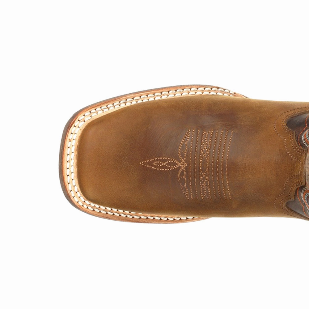 Lady Rebel Pro Embroidered Ventilated Square Toe Cowboy Boots Sleek Outline