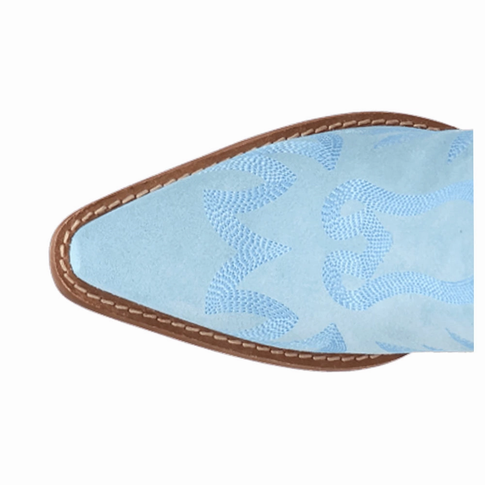 Wild Sage Fringe Snip Toe Zippered Cowboy Booties Functional Design