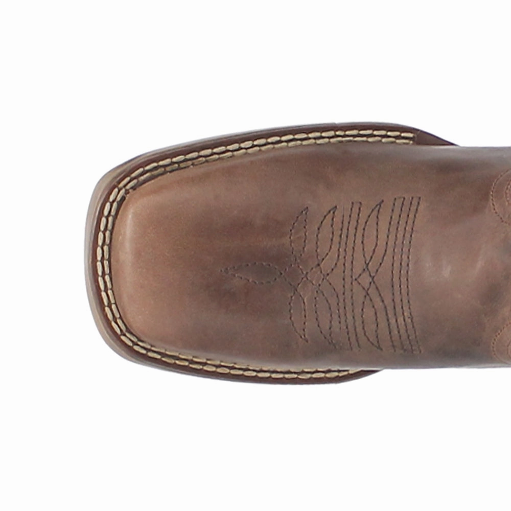 Delaney Embroidery Square Toe Cowboy Boots synthetic material