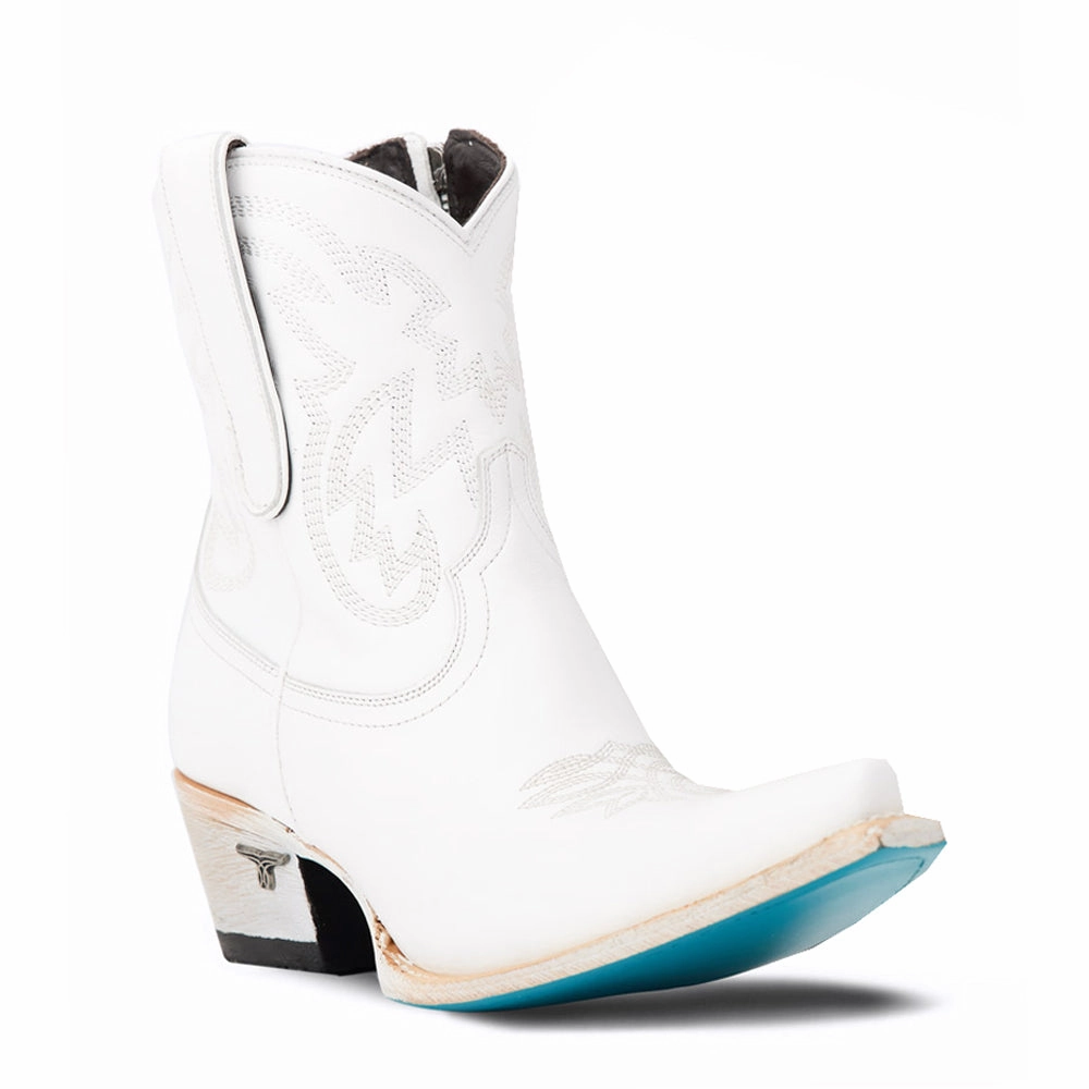 Smokeshow Embroidered Snip Toe Cowboy Bootie Responsive Midsole