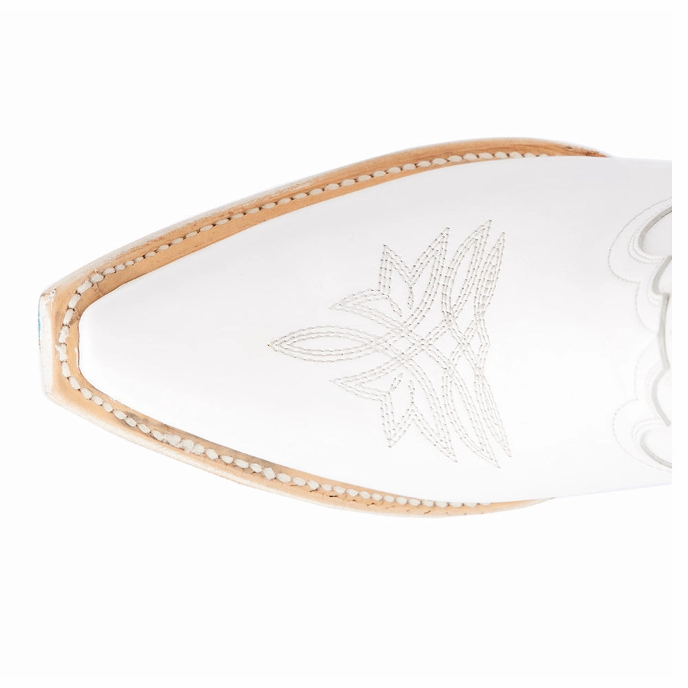 chemical-resistant Smokeshow Embroidered Snip Toe Cowboy Bootie