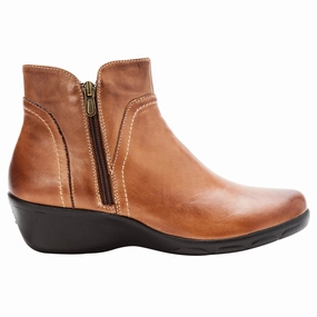 Scholar Waverly Round Toe Wedge Zippered Booties