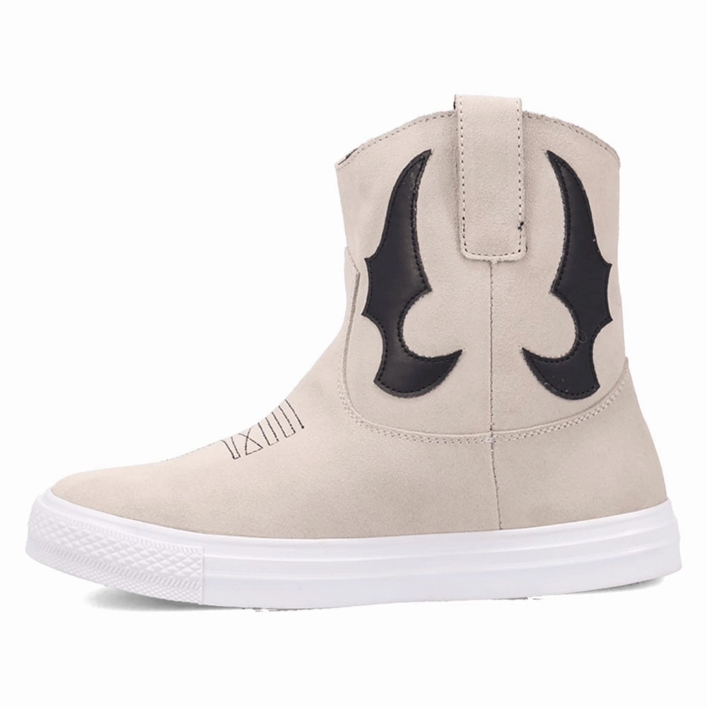 Ollie Round Toe Cowboy Booties Minimalist Look Stable Support Weekend Camping