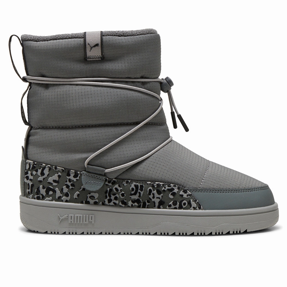 Party Goer Snowbae Animal Round Toe Snow Boots