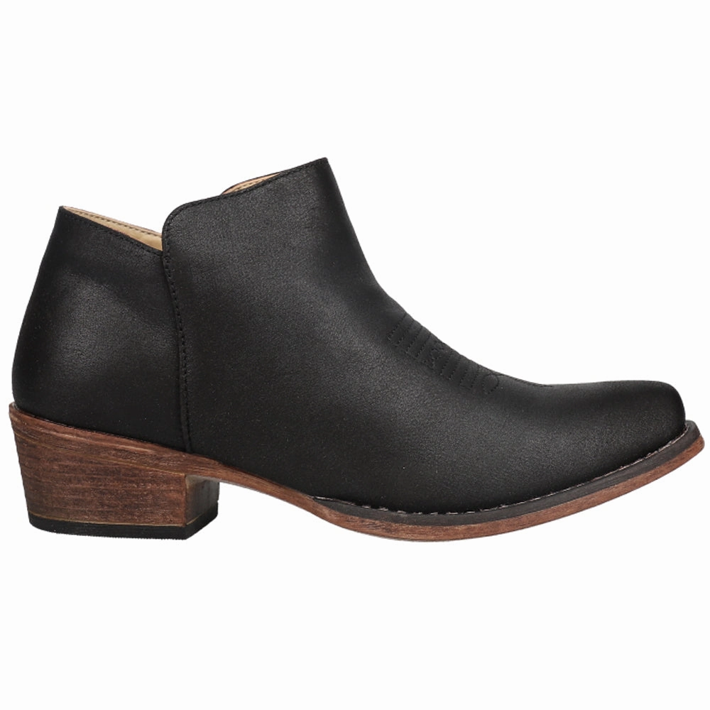 Breathable Cold Climate Sofia Snip Toe Zippered Cowboy Booties