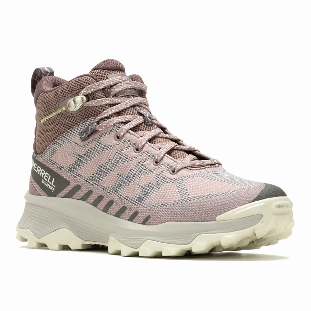 Speed Eco Mid Waterproof Round Toe Hiking Boots Lightweight Feel