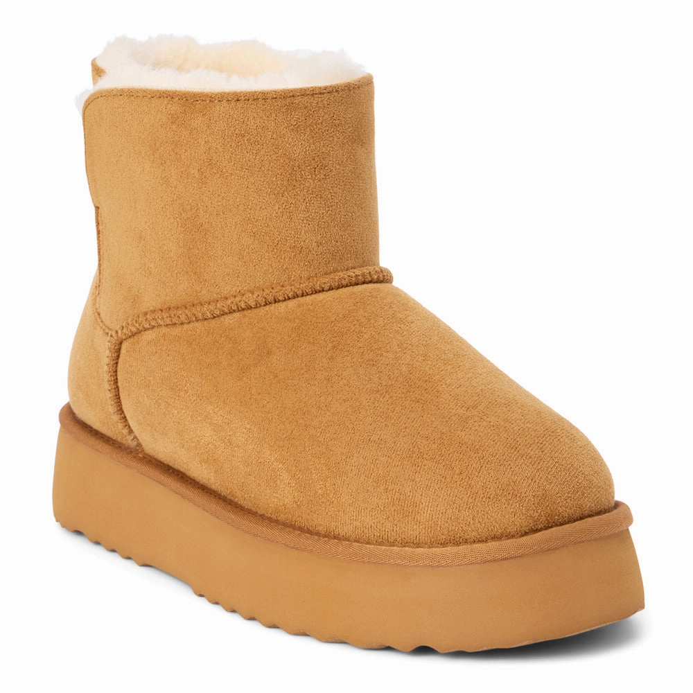 Eco Material Rough Trail Hiker Yukon Round Toe Pull On Platform Booties