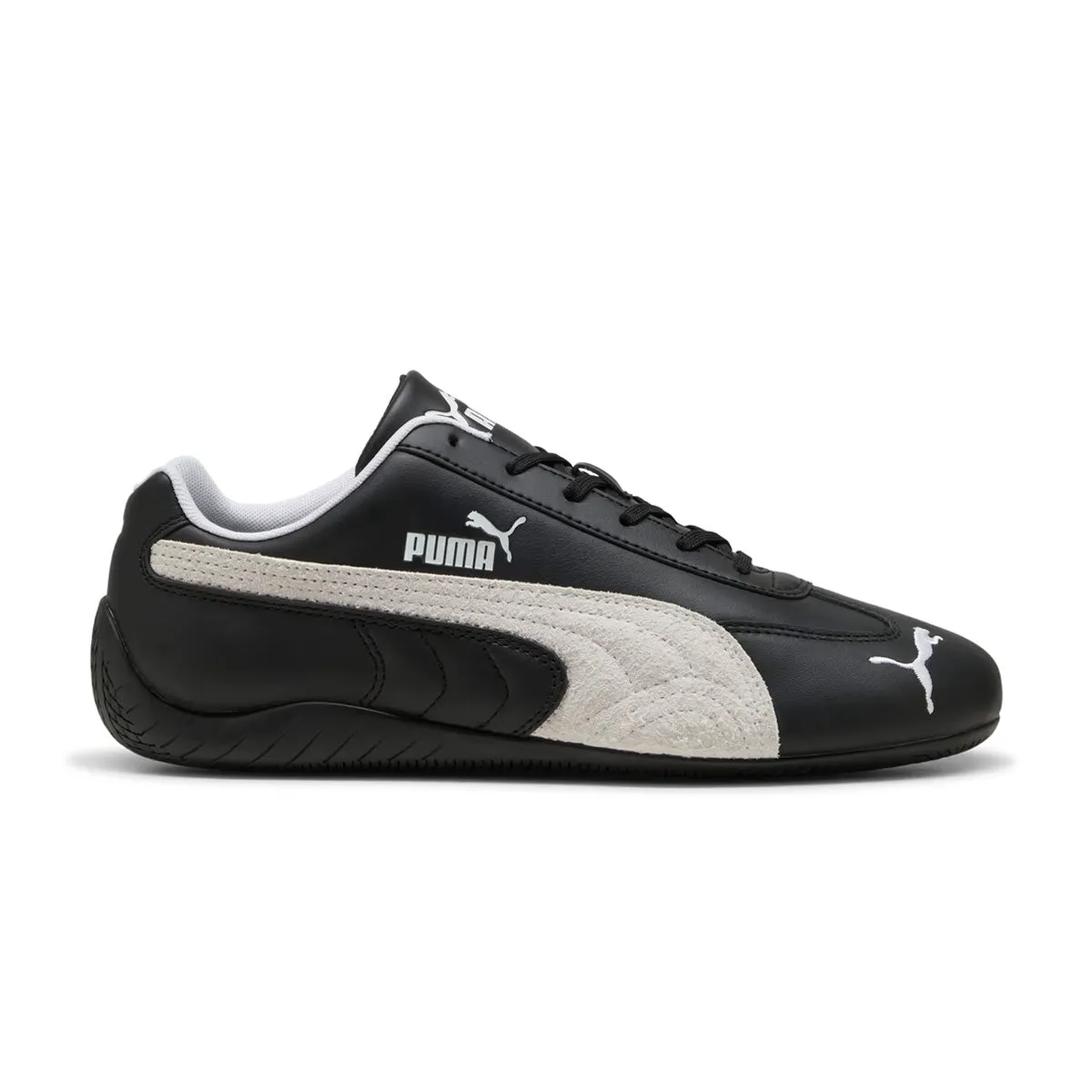 Speedcat Leather 'Black White' Cushioned look