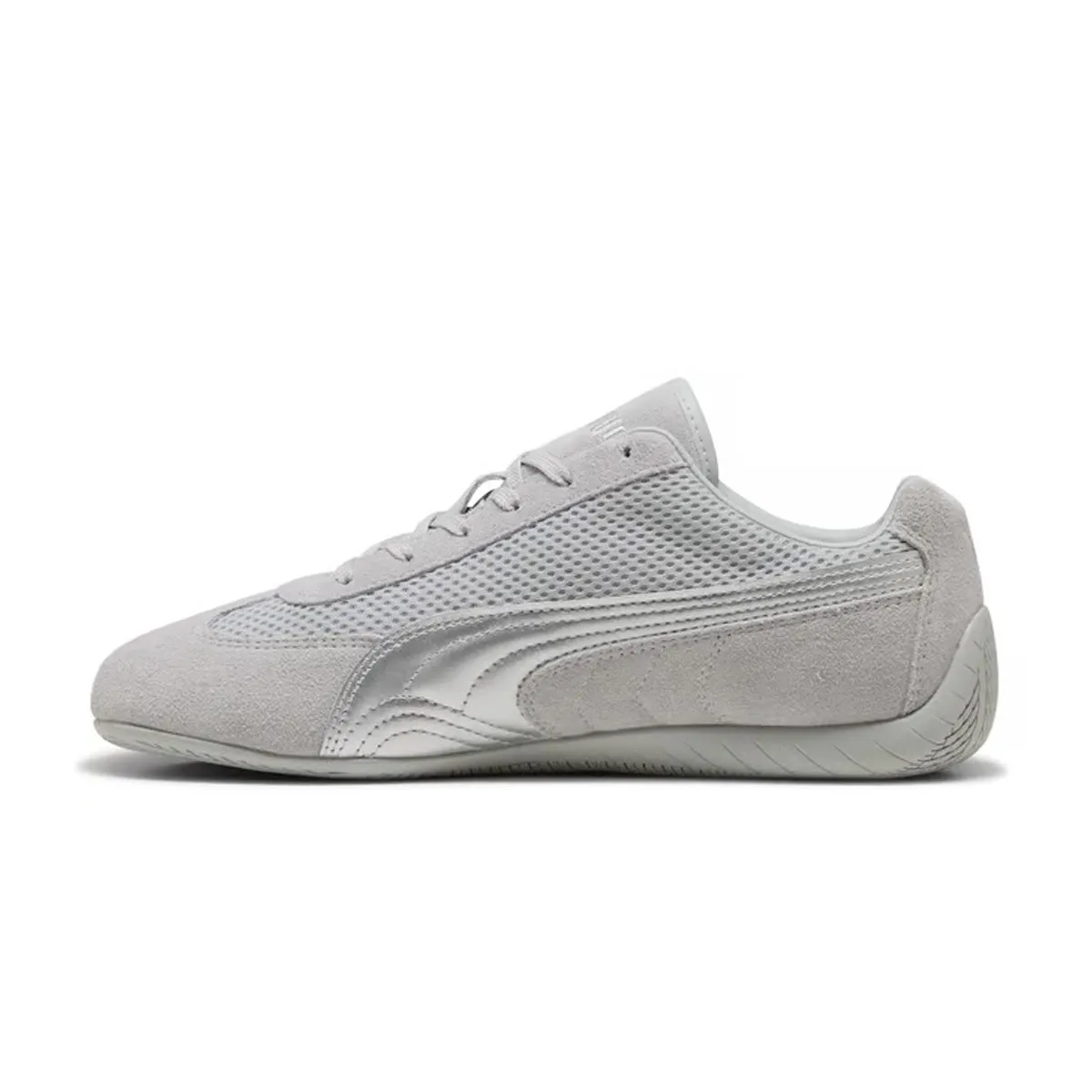 Speedcat Premium 'Cool Light Grey Matte Silver' Orange Modern sole