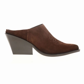 Breathable Rough Trail Hiker Quick Drying Snowy Path Spirit Embroidered Pointed Toe Mule Cowboy Booties