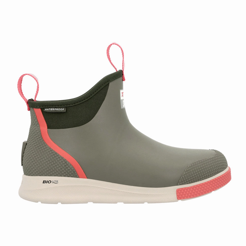 Sport Ankle Deck Round Toe Pull On Boots Tough Exterior