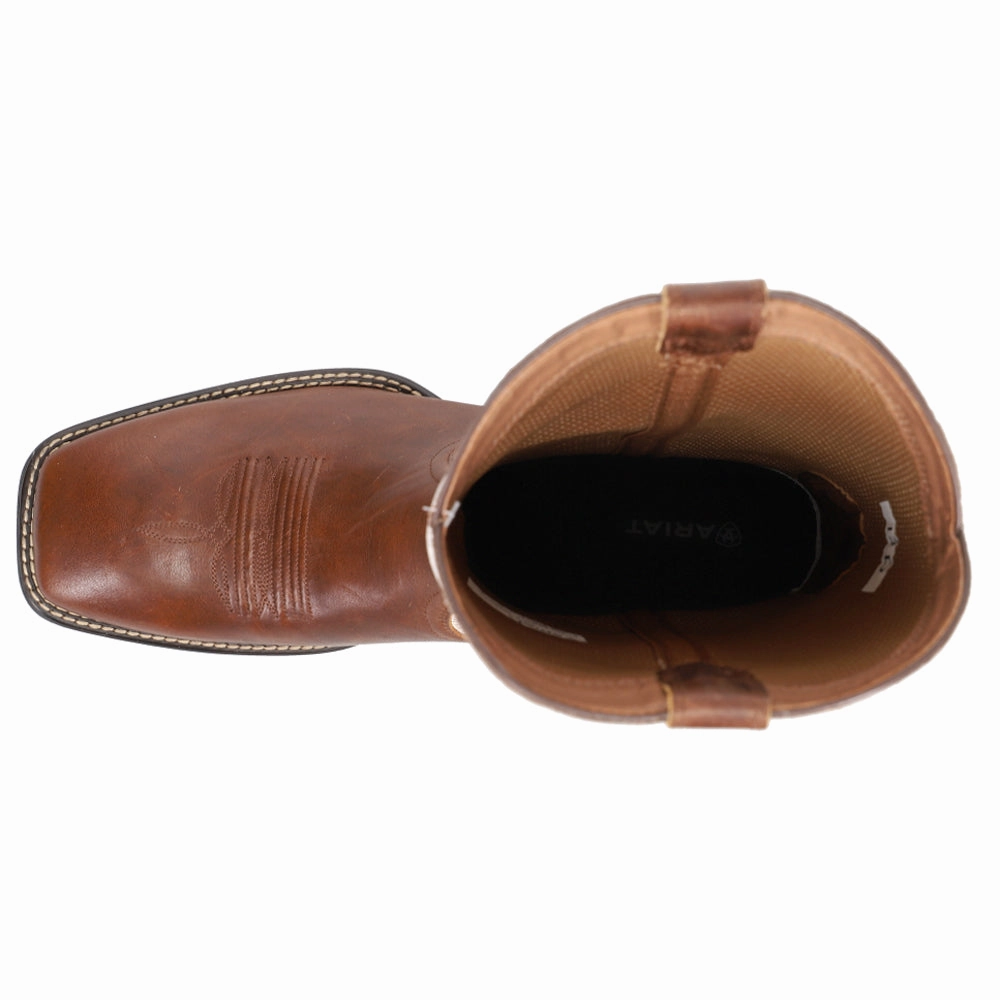 Sport Orgullo Mexicano Patriotic Square Toe Pull On Cowboy Boots Roomy