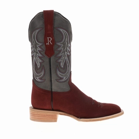 11 Inch Wide Square Toe Pull On Cowboy Boots Protective Finish Weekend Wanderer