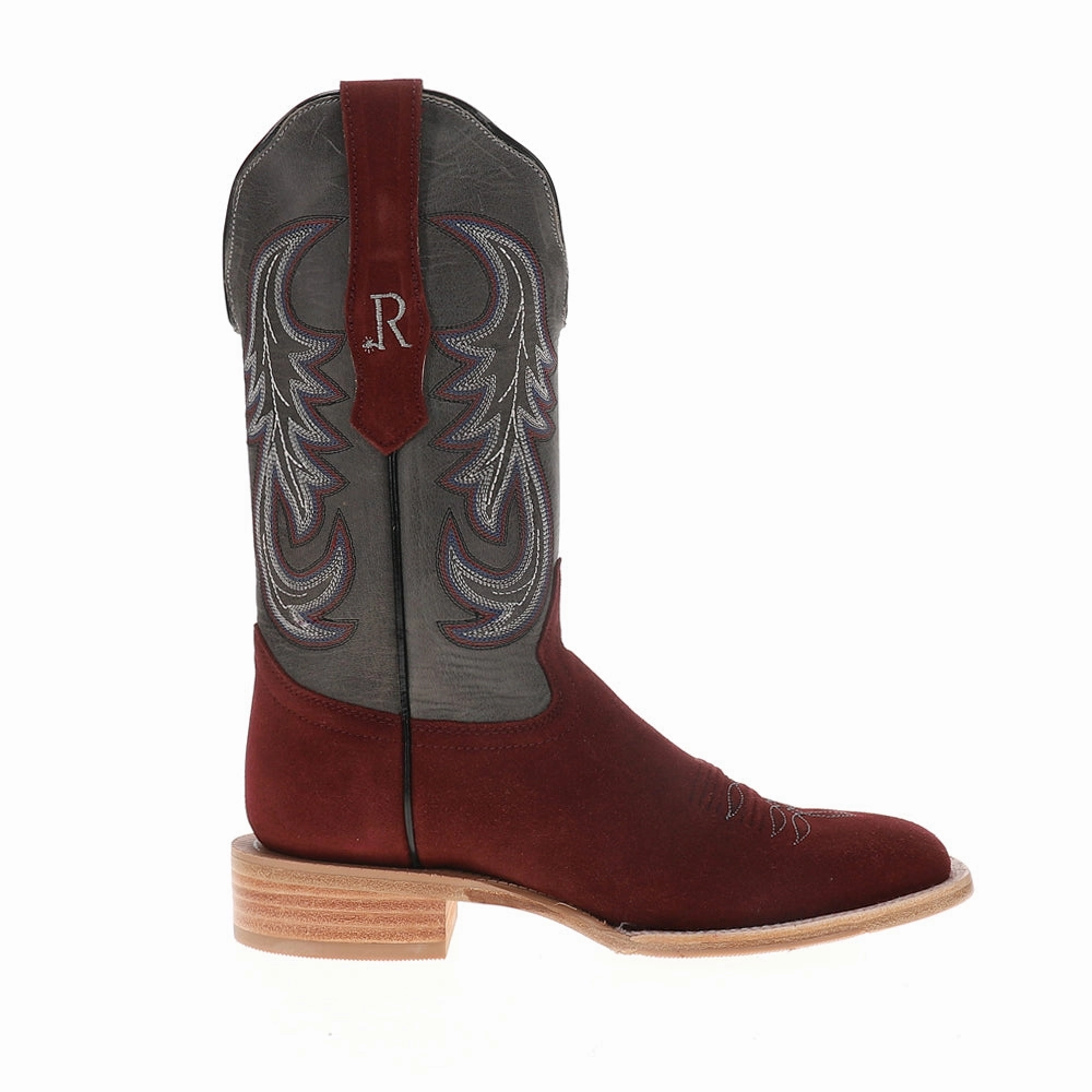 11 Inch Wide Square Toe Pull On Cowboy Boots Protective Finish Weekend Wanderer