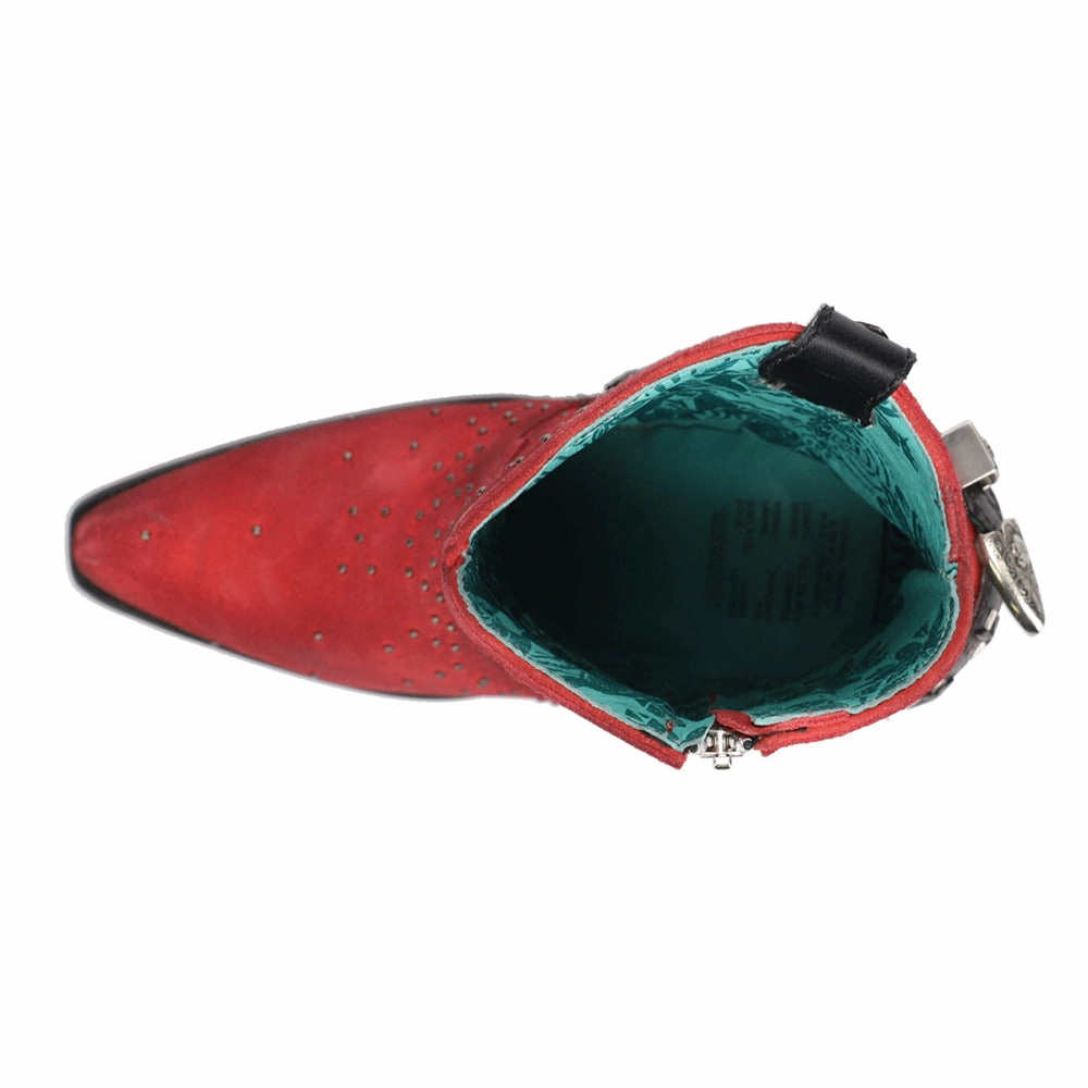 Comfortable compression Star Studded Pointed Toe Cowboy Booties