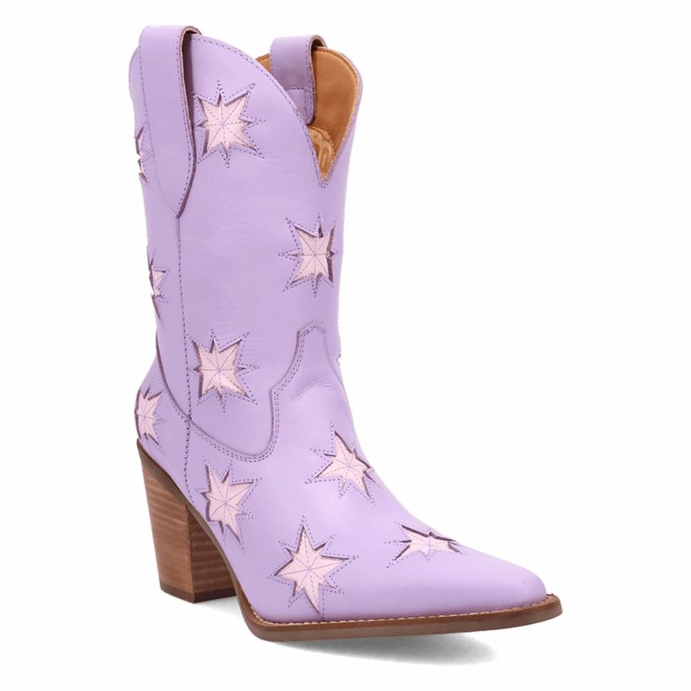 Starburst Tooled Inlay Snip Toe Pull On Cowboy Booties Reliable Support Luxury Edge