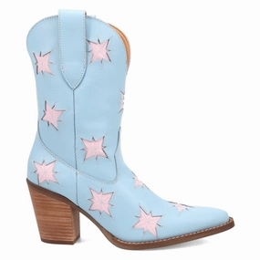 Travel Easy Starburst Tooled Inlay Snip Toe Pull On Cowboy Booties