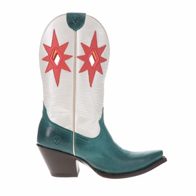 Stability Base waterproof construction Starlight Cut-Outs Embroidered Snip Toe Cowboy Boots