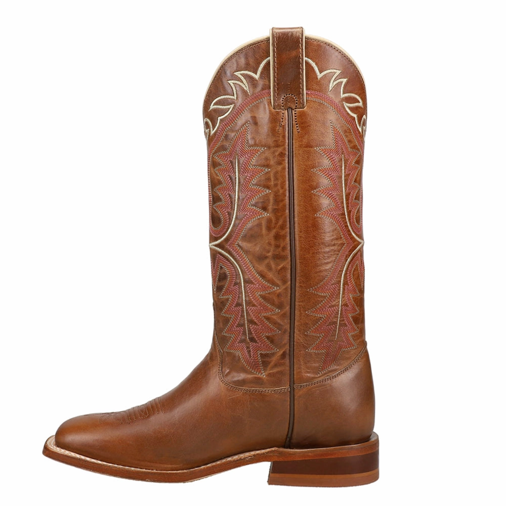 Metallic Edge Stella 13 Inch Embroidered Square Toe Cowboy Boots