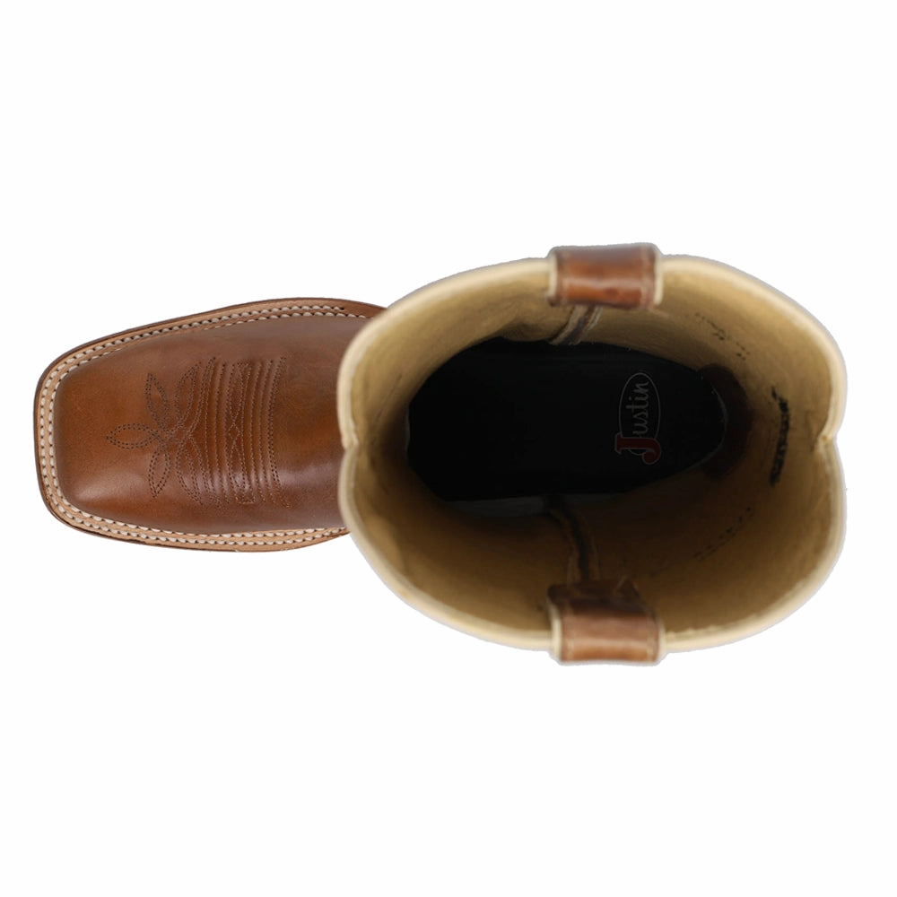 Thermal Core Rough Trail Hiker Stella 13 Inch Embroidered Square Toe Cowboy Boots