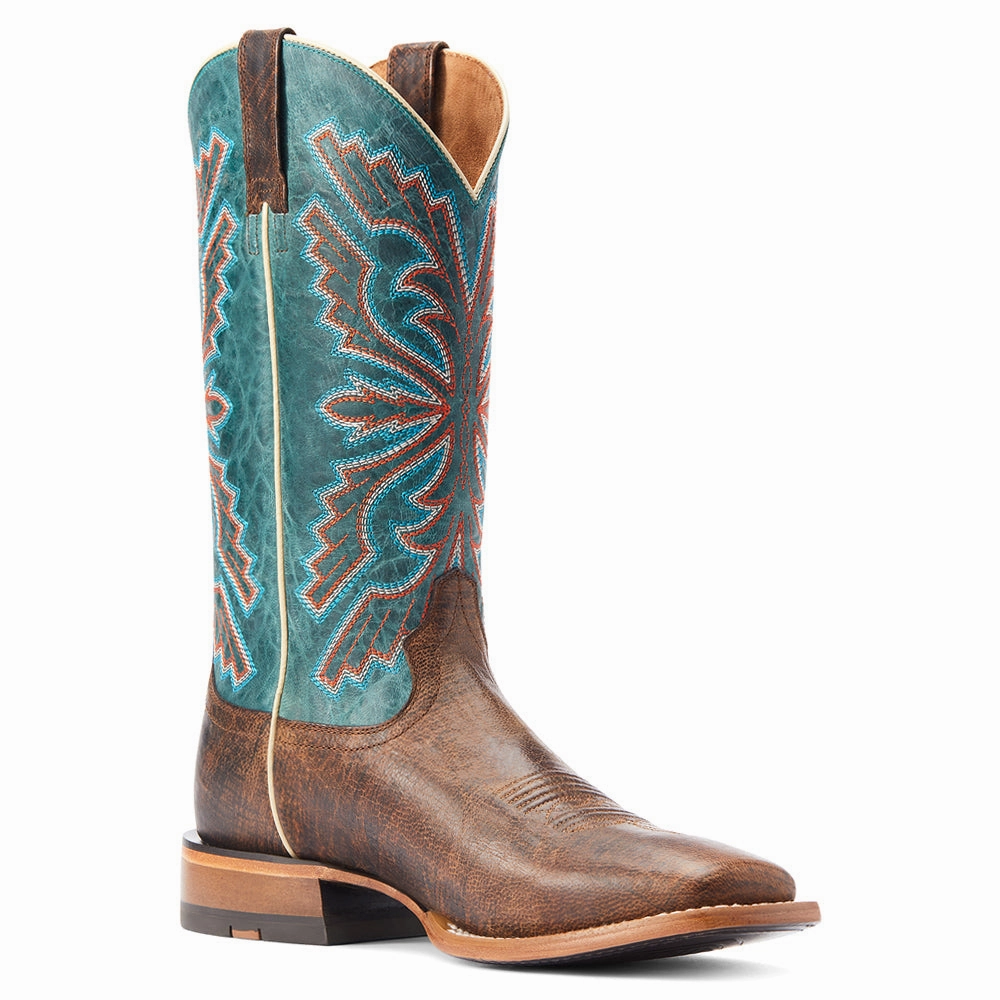 quality - level Rigidity Control Sting Western Embroidered Square Toe Pull On Cowboy Boots