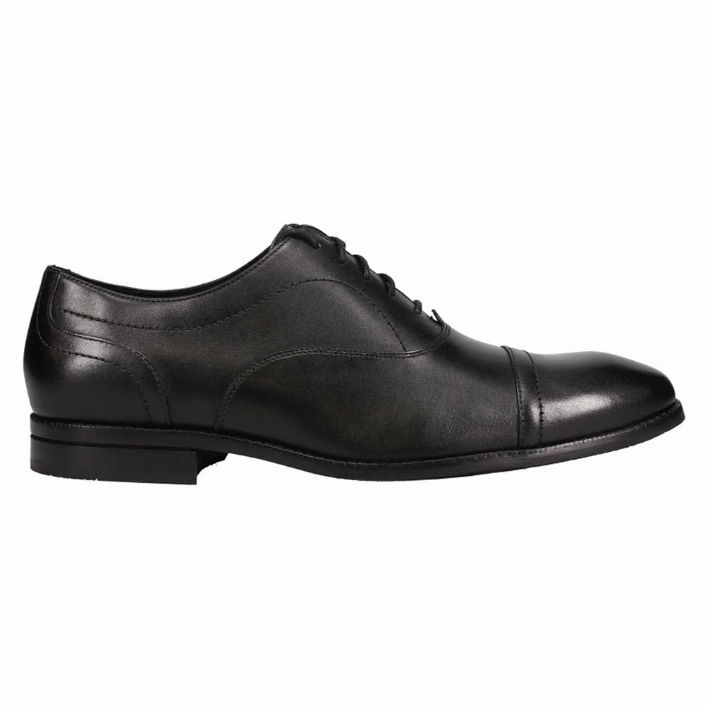 Sawyer Oxford Cap Toe Dress Shoes geometric