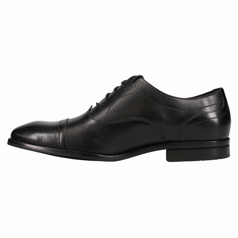 Adjustable Closure Mechanism Sawyer Oxford Cap Toe Dress Shoes