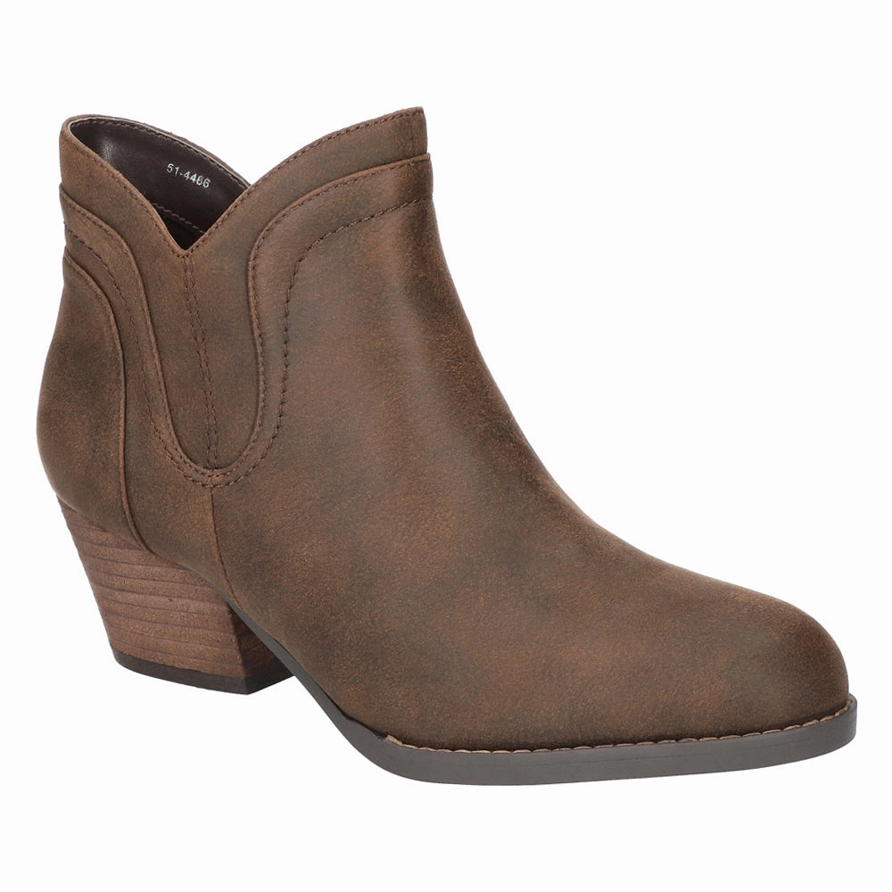 Trust Round Toe Zippered Booties Hard Ground Daily Commuter