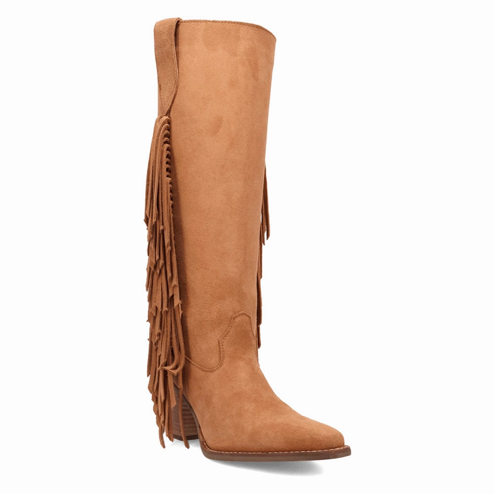 Twister Fringe Snip Toe Pull On Cowboy Boots Flexibility Design