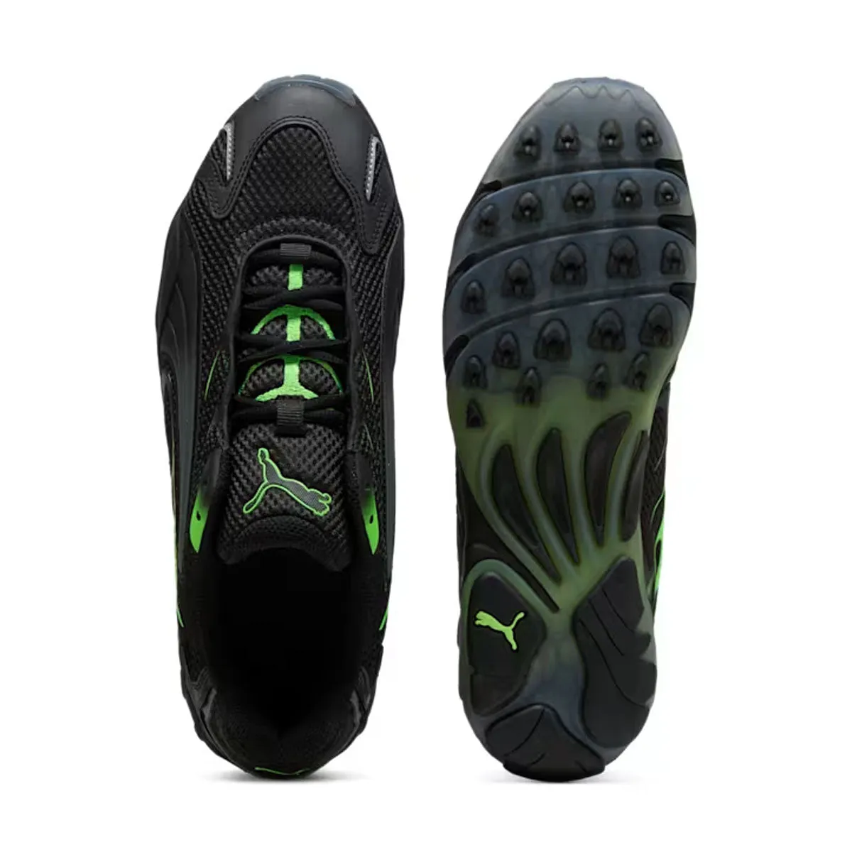 Inhale 'Black Green Glare' kids' shoes