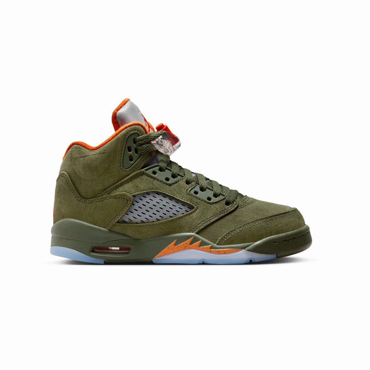 Kids Air Jordan 5 Retro 'Olive' high - cut performance - level
